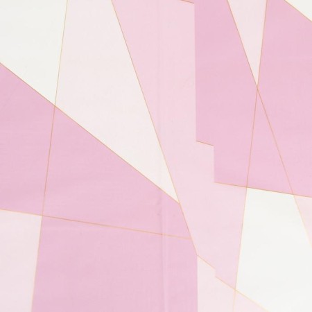 Matte film "Geometry" Pink, 0.58 x 0.58 m-2