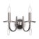 Wall lamp 40W, 2HE14, 20x19 cm, nickel