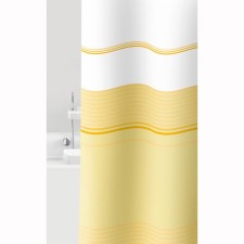 Vaniglia bathroom curtains, 240 × 200 cm, PVC, beige color