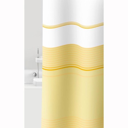 Vaniglia bathroom curtains, 240 × 200 cm, PVC, beige color