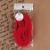 Capricon lace, 30 mm × 10 ± 1 m, red color