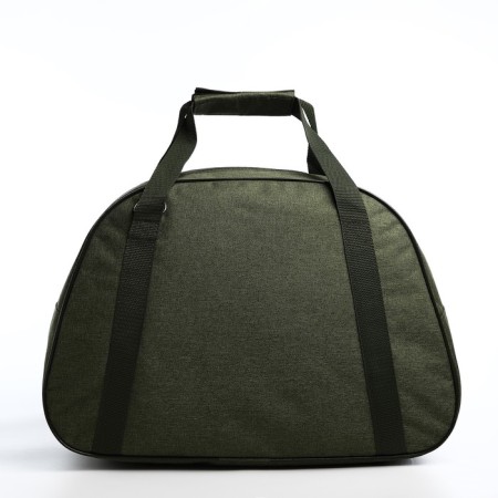 Road bag with lightning, external pocket, long belt, green color-1