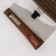Granite Grill pan, 26 × 26 cm, removable handle, glass cover, anti-stick coating, brown color
