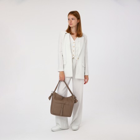 Board of lightning, 2 external pockets, brown color-7