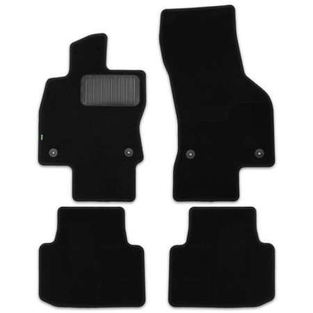 Standard salon rugs for Volkswagen Passat B8, 2014-2020, 2019-, sedan, un., 4 pcs., Textile