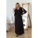 Women's dress, size 60, black color, pink