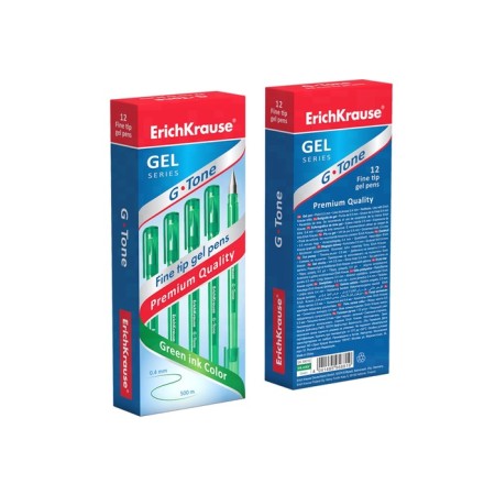 G-tone gel pen, node 0.5 mm, green ink, letter line length 500 meters-8
