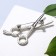 Brooch "Scissors", Silver Color