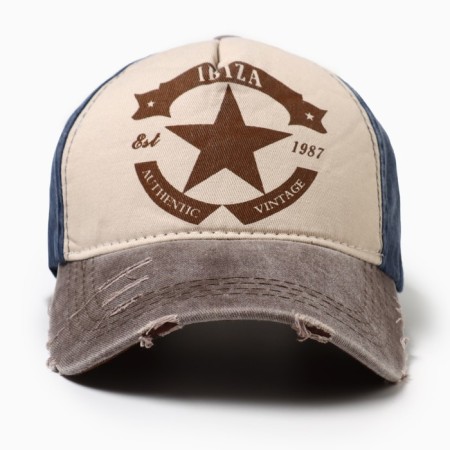 Men's cap "Ibiza", blue color, size 56-58-1