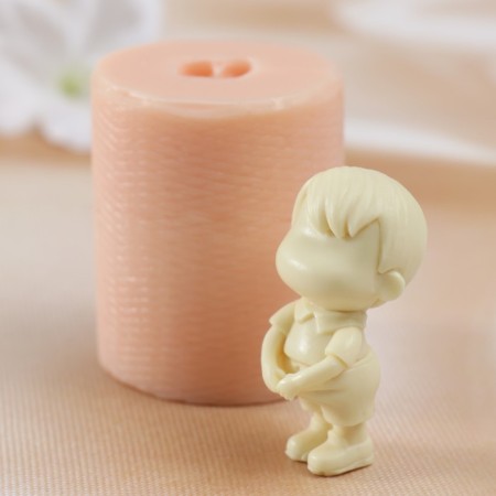 Silicone Mold "Boy" 4.5x4.2x5.5 cm (Issol. 5x2.5x2.7 cm)-2
