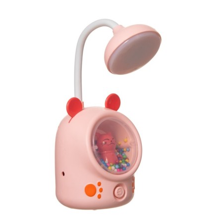 Table lamp "Ears" LED 3W USB pink 7x10x17 cm Risalux-12