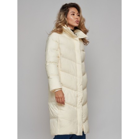 Coat insulated winter female, size 50, light-beige color-18