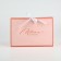 Folding box for flowers with the window "Blow with happiness", peach, 16 x 27 x 9 cm