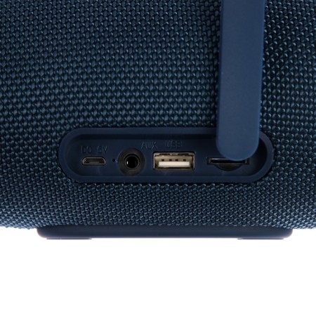 Portable column L11, 10 W, 1200 mAh, backlight, Mirco SD, blue-3