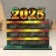 New Year's calendar "Malachite 2025" 12x10.5 cm (New Year's set 2 details)