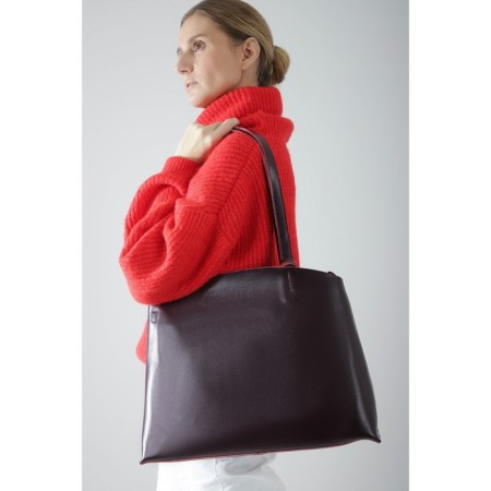 Board with lightning, external pocket, burgundy color-3