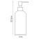 NEIME K-1999 liquid soap dispenser, black