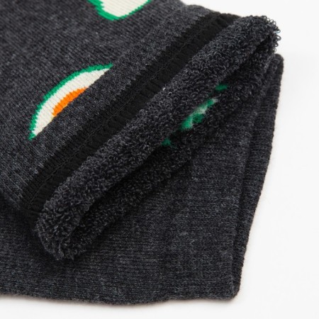 Women's socks "avocado", gray color, size 23-25-3