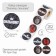 Stick Paper "bold, strong" d = 3.8 cm 252 pcs in the roll