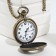 Pocket quartz clock "Roman numbers", on a chain of 80 cm