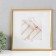 Photo frame Plastic "Mira" 30x30 cm, 636411-33, gold (plastic screen)