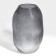 Crocus flower vase made of transparent black glass 30 x 20 x 20 cm