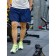 Male sports shorts, size 50, dark blue color