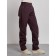 Warmed female trousers, size 46, dark-border color