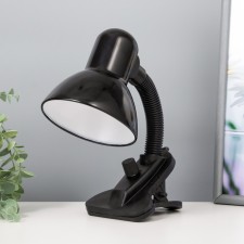 E27 desktop lamp, light regulatory, on the clamp (220V) black (108a) Risalux