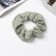 Hair elastic band "Orbit" Classic texture cage, 10 cm, green