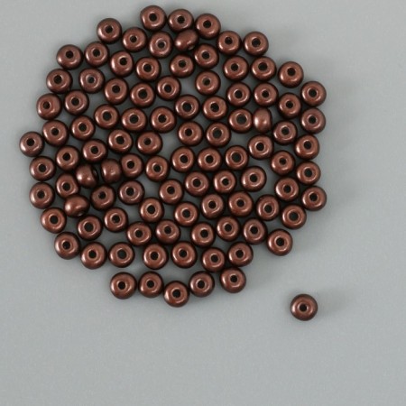 Glass beads 6/0 "metallic. Gorky chocolate" 10 g-1