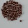 Glass beads 6/0 "metallic. Gorky chocolate" 10 g