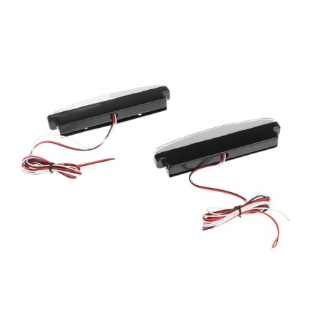 Daytime running lights 8 SMD with a turn signal mode, 12 V, 2 pcs-3