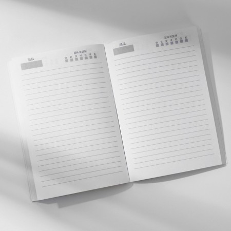 Diary in a thin cover A5, 80 liters of Alfa-male-2