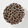 Porcelain plate "Safari. Giraffe ", d = 17.5 cm