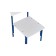 Children's Growing Holler "Fairy" "My Baby", 2-3 group, white-blue color