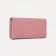 Women's wallet on magnets, pink color