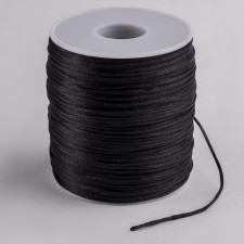 Nylon cord on the bobin d = 1 mm l = 100 m, black color
