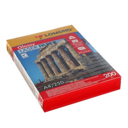 Photo paper for laser printing A4, 250 sheets Lomond, 200 g/m2, bilateral, glossy-2