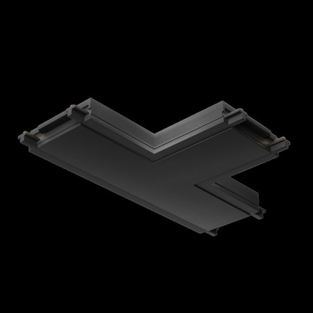 T-shaped power connector for the Technical tra084ct-11b overhead track system, 5.5x8.6x0.6 cm, black color is black-5