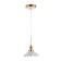 Bayerlux lamp "Jami" LED 10W gold 16x16x19-130 cm