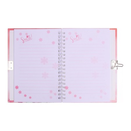 Notebook Gift Book on a lock, A6, 45 sheets, in a ruler, "Anime"-3
