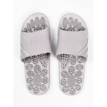 Slippers with a massage effect, open nose, size 42-43, color gray color-7