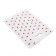 Polyethylene package with a cut with a reinforced handle, "hearts" 30 x 40 cm, 50 μm