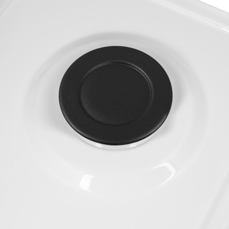 Honing surface Homsair Hge643wh, gas, 4 burners, white-9