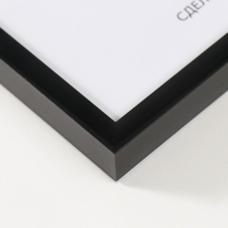 Photo frame plastic LIDA 30x30 cm black (plastic screen)-2