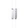 Headphones More Choice G51, microphone, vacuum, 105 dB, 32 Ohm, 3.5 mm, 1.2 m, white