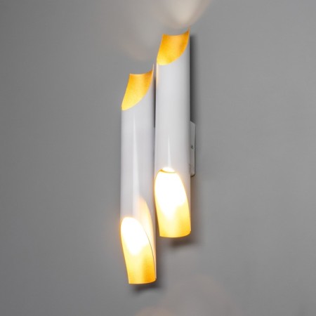Sconces "tube" 4xgu10 35W white gold 12x6x47cm-1