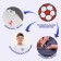 Thermal appliance "football", d = 6.5 cm, red/white color