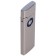 Electronic lighter, USB, spiral, 2.5 x 8 cm, chrome
